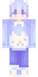BloomChou's Minecraft character, facing forward.