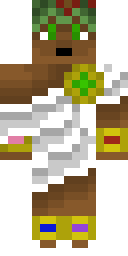CrystalTeGlitch's Minecraft character, facing forward.