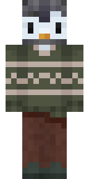 HiakuSan's Minecraft character, facing forward.