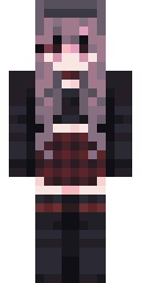 LadyLucifura's Minecraft character, facing forward.