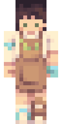 Lezabel's Minecraft character, facing forward.