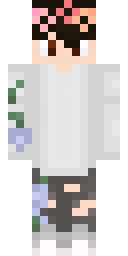 NotAsthenia's Minecraft character, facing forward.