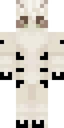 Qu33nSt3lla's Minecraft character, facing forward.