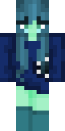 SquiddyInk5's Minecraft character, facing forward.