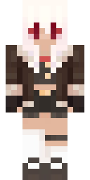 eroswisteria's Minecraft character, facing forward.