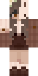 meilala's Minecraft character, facing forward.