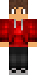 xJohnnyD7's Minecraft character, facing forward.